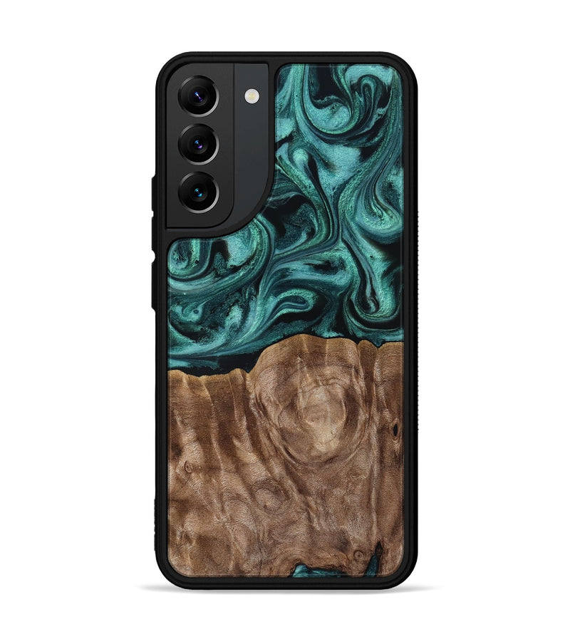 Galaxy S22 Plus Wood Phone Case - Desirae (Ancient Olive, 819099)