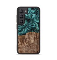 Galaxy S23 Wood Phone Case - Desirae (Ancient Olive, 819099)