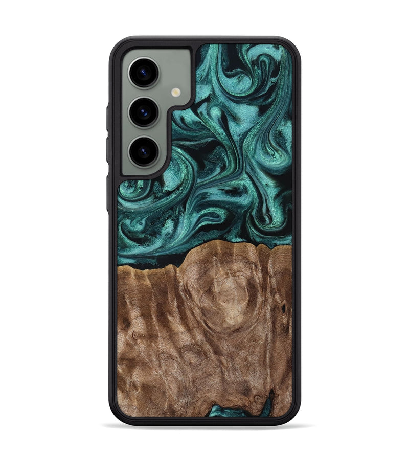 Galaxy S24 Plus Wood Phone Case - Desirae (Ancient Olive, 819099)