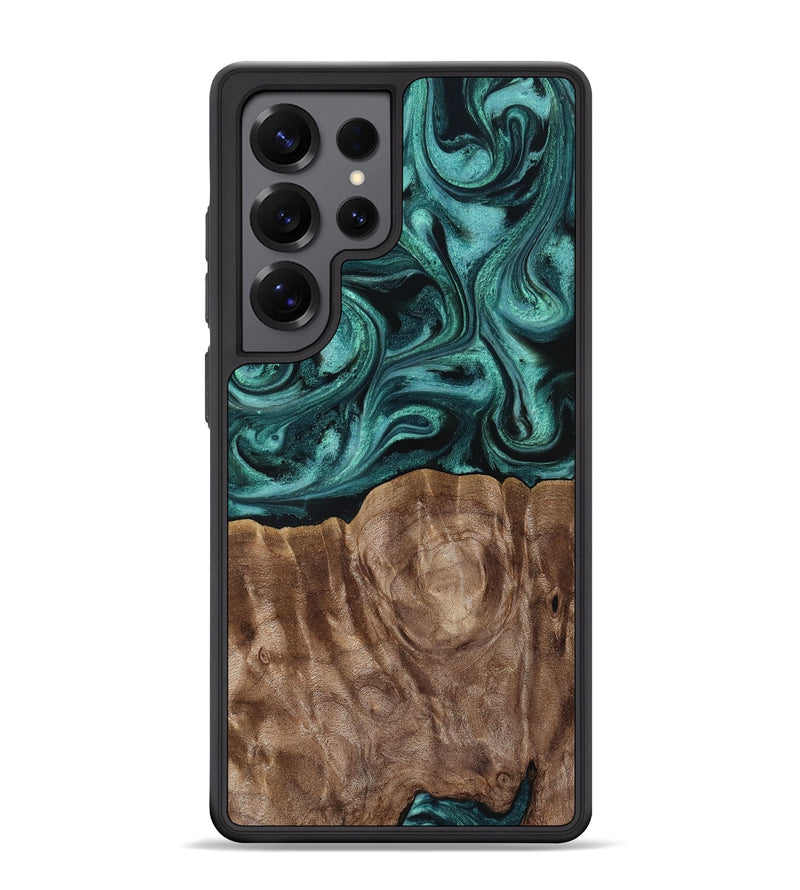 Galaxy S25 Ultra Wood Phone Case - Desirae (Ancient Olive, 819099)