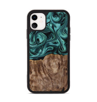 iPhone 11 Wood Phone Case - Desirae (Ancient Olive, 819099)