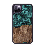 iPhone 11 Pro Max Wood Phone Case - Desirae (Ancient Olive, 819099)