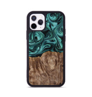 iPhone 11 Pro Wood Phone Case - Desirae (Ancient Olive, 819099)