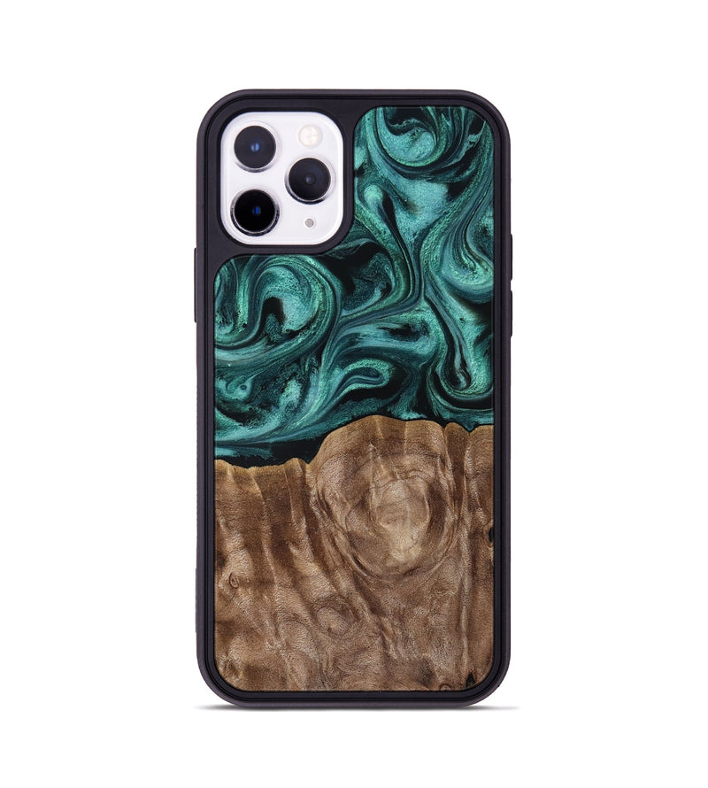 iPhone 11 Pro Wood Phone Case - Desirae (Ancient Olive, 819099)