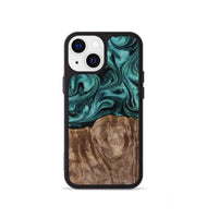 iPhone 13 mini Wood Phone Case - Desirae (Ancient Olive, 819099)