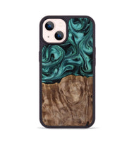 iPhone 14 Wood Phone Case - Desirae (Ancient Olive, 819099)