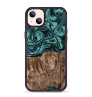 iPhone 14 Plus Wood Phone Case - Desirae (Ancient Olive, 819099)