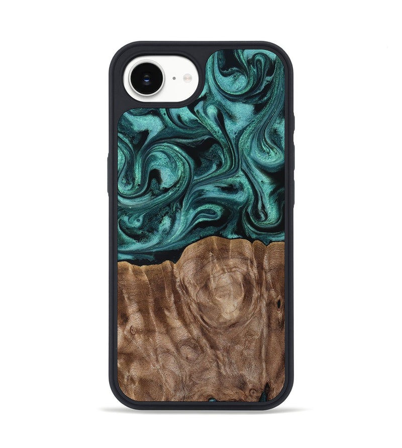 iPhone 16e Wood Phone Case - Desirae (Ancient Olive, 819099)
