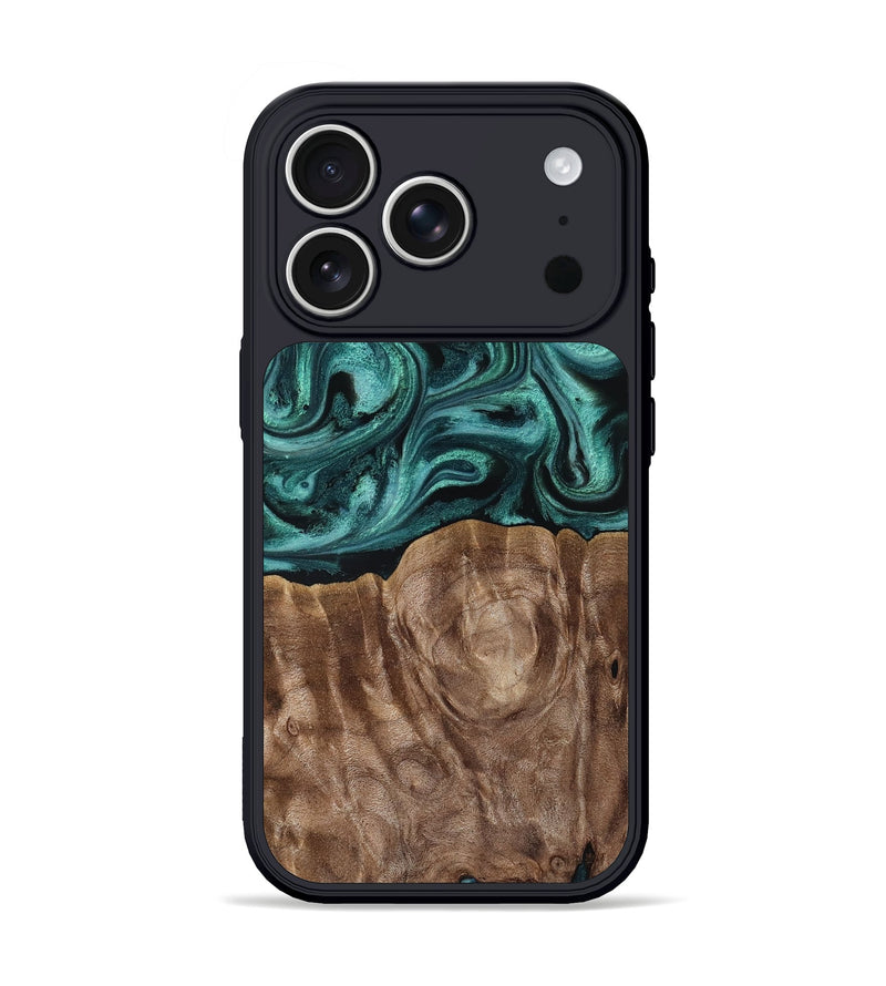iPhone 17 Pro Wood Phone Case - Desirae (Ancient Olive, 819099)