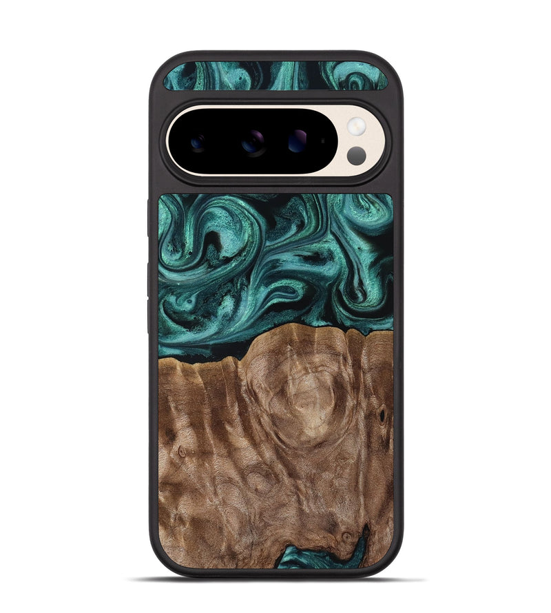 Pixel 10 Pro Wood Phone Case - Desirae (Ancient Olive, 819099)