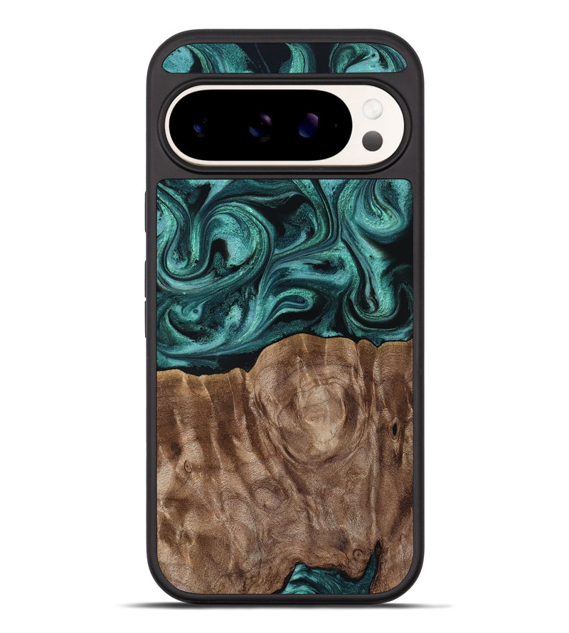 Pixel 10 Pro XL Wood Phone Case - Desirae (Ancient Olive, 819099)