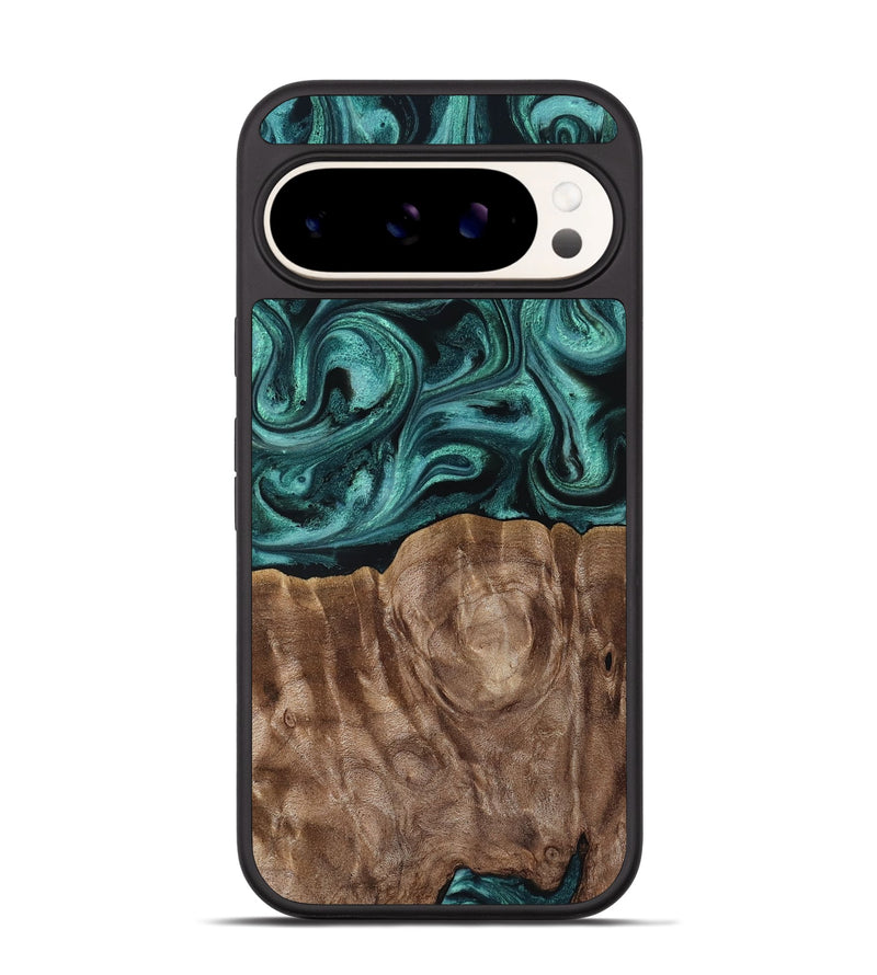 Pixel 9 Wood Phone Case - Desirae (Ancient Olive, 819099)
