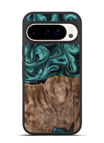 Pixel 9 Pro Wood Phone Case - Desirae (Ancient Olive, 819099)