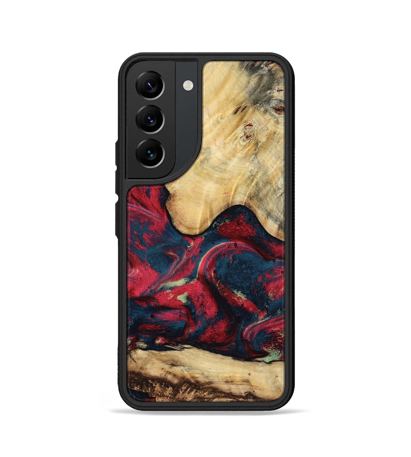 Galaxy S22 Wood Phone Case - Philip (Red, 819103)