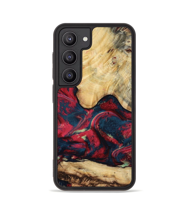 Galaxy S23 Wood Phone Case - Philip (Red, 819103)