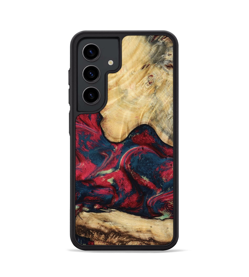 Galaxy S24 Wood Phone Case - Philip (Red, 819103)