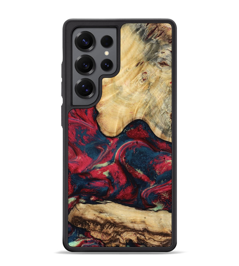 Galaxy S25 Ultra Wood Phone Case - Philip (Red, 819103)