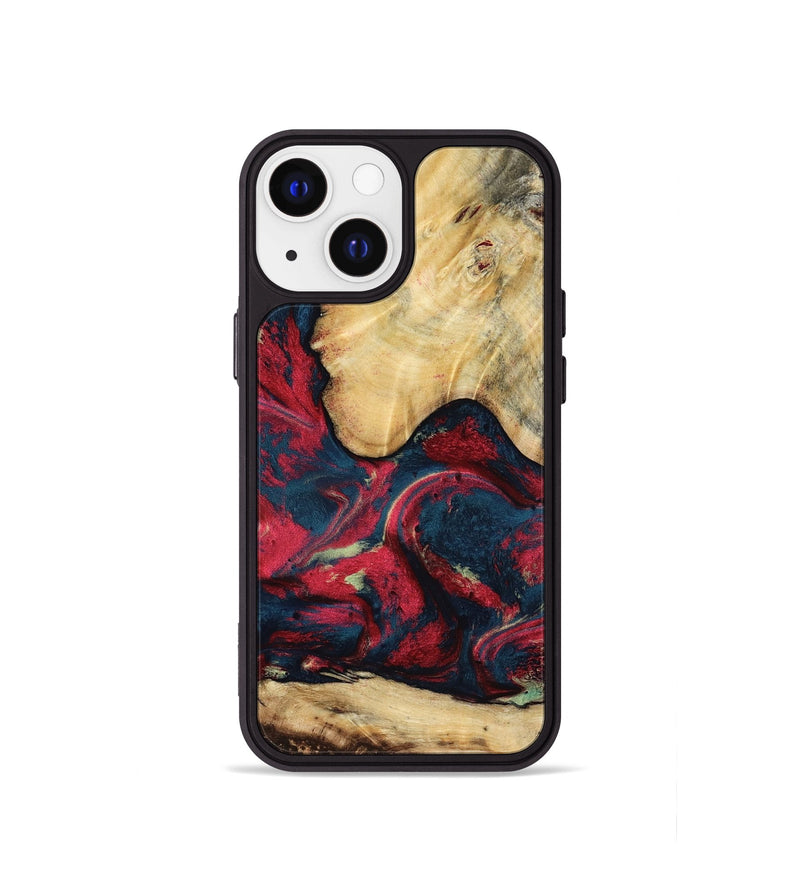 iPhone 13 mini Wood Phone Case - Philip (Red, 819103)