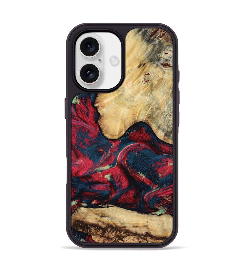iPhone 17 Wood Phone Case - Philip (Red, 819103)