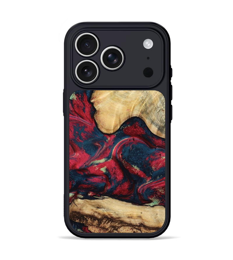 iPhone 17 Pro Wood Phone Case - Philip (Red, 819103)