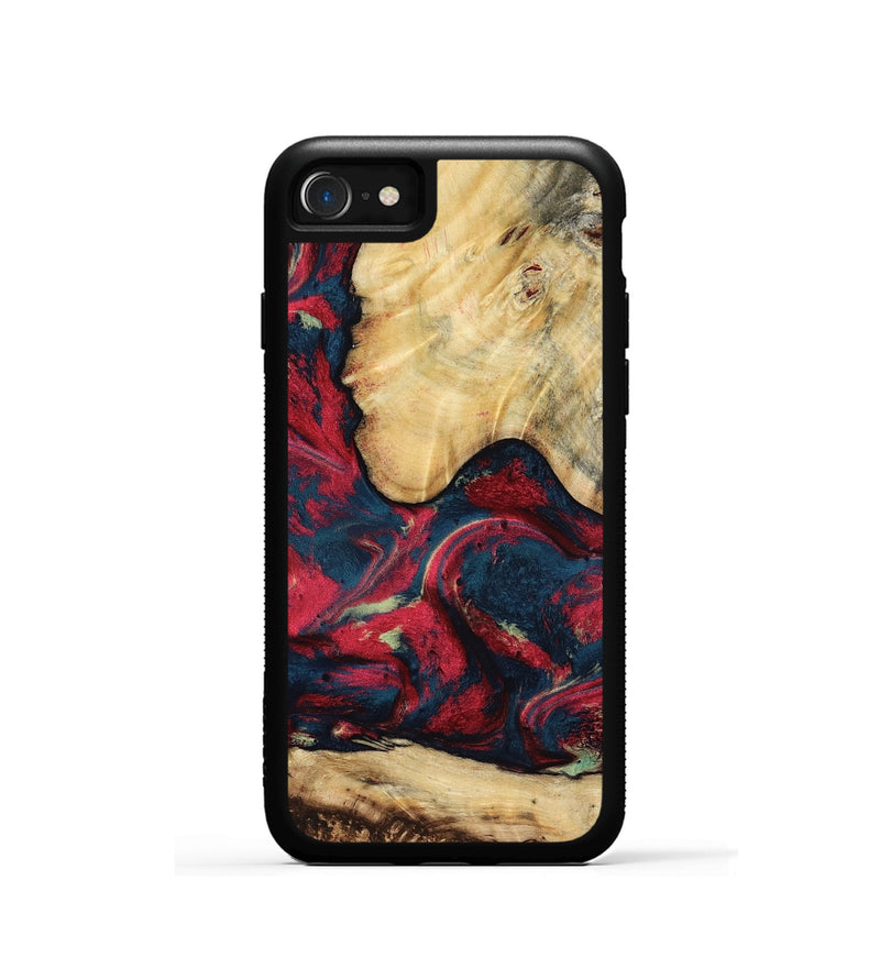 iPhone SE Wood Phone Case - Philip (Red, 819103)