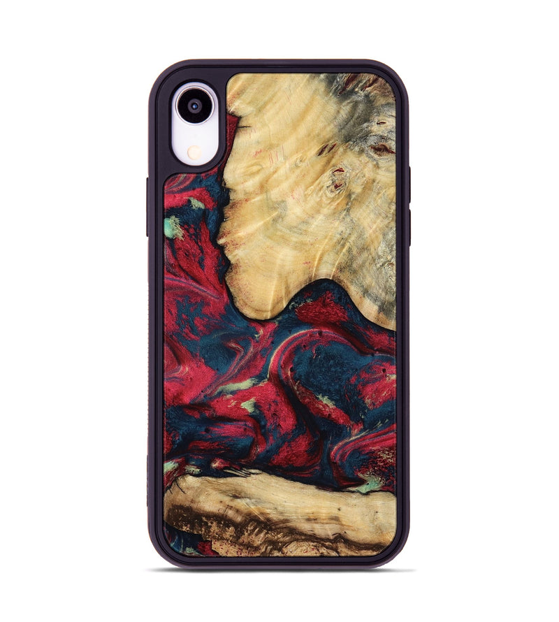 iPhone Xr Wood Phone Case - Philip (Red, 819103)