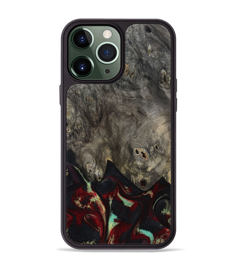iPhone 13 Pro Max Wood Phone Case - Payten (Red, 819104)