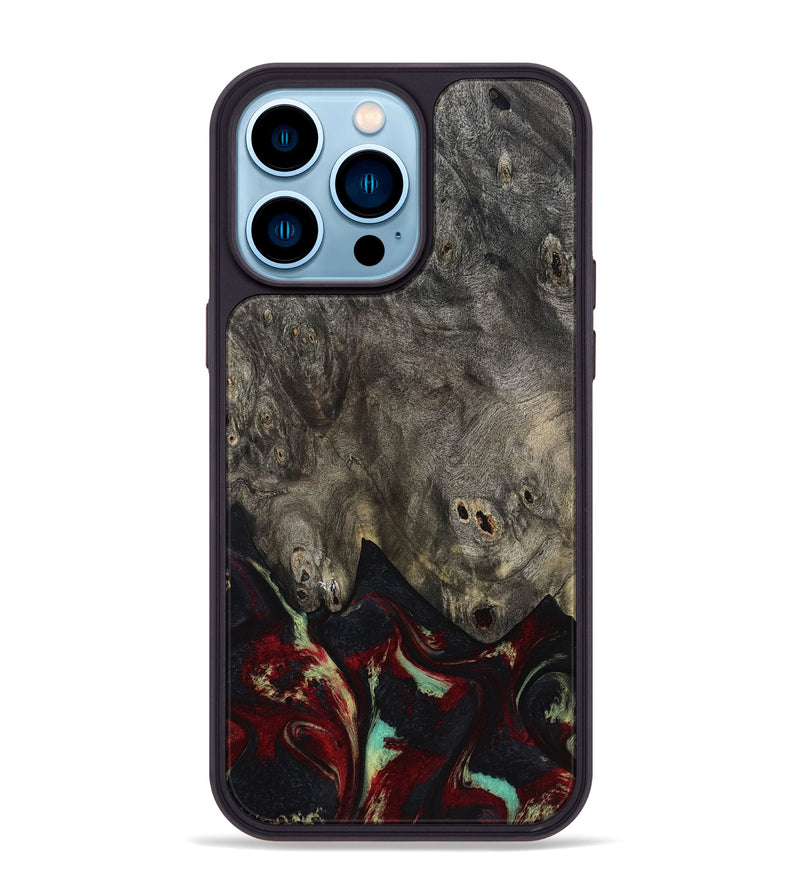 iPhone 14 Pro Max Wood Phone Case - Payten (Red, 819104)