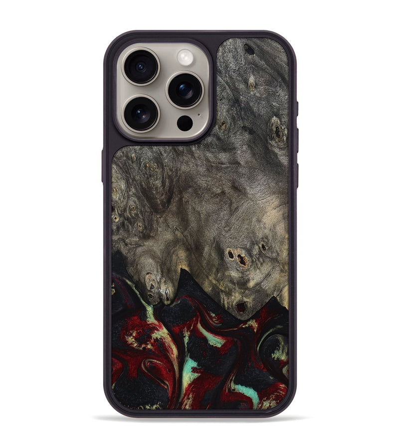 iPhone 15 Pro Max Wood Phone Case - Payten (Red, 819104)