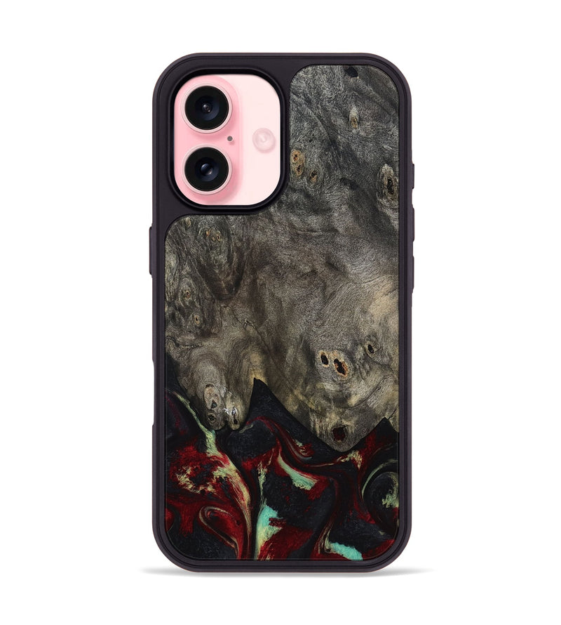 iPhone 16 Wood Phone Case - Payten (Red, 819104)