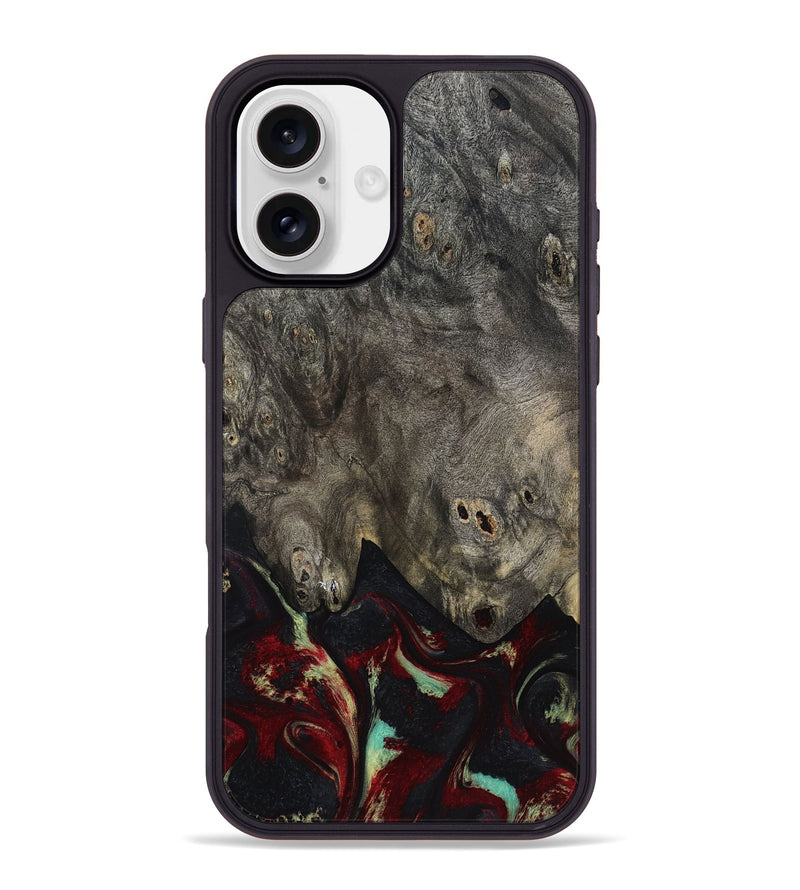 iPhone 16 Plus Wood Phone Case - Payten (Red, 819104)