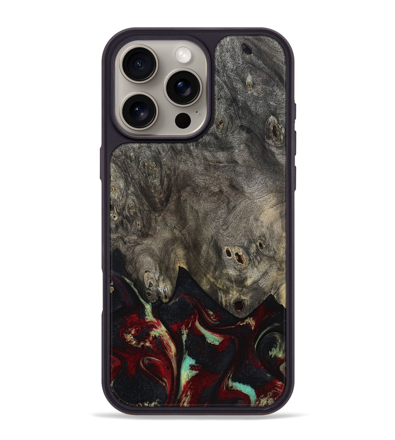 iPhone 16 Pro Max Wood Phone Case - Payten (Red, 819104)
