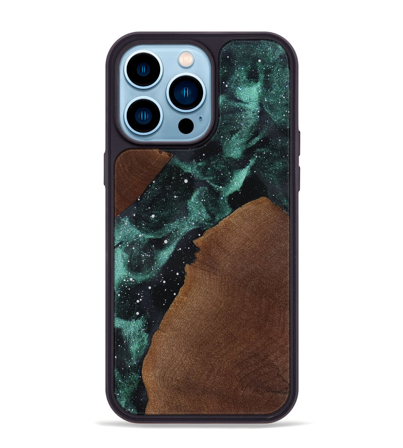 iPhone 14 Pro Max Wood Phone Case - Clover (Cosmos, 819115)
