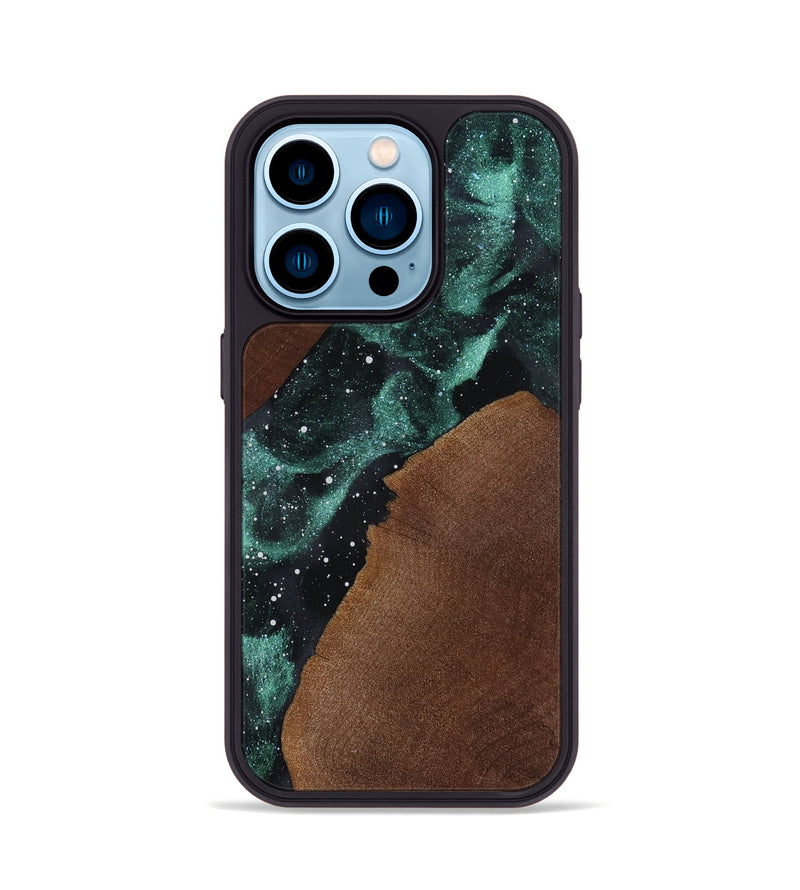 iPhone 14 Pro Wood Phone Case - Clover (Cosmos, 819115)