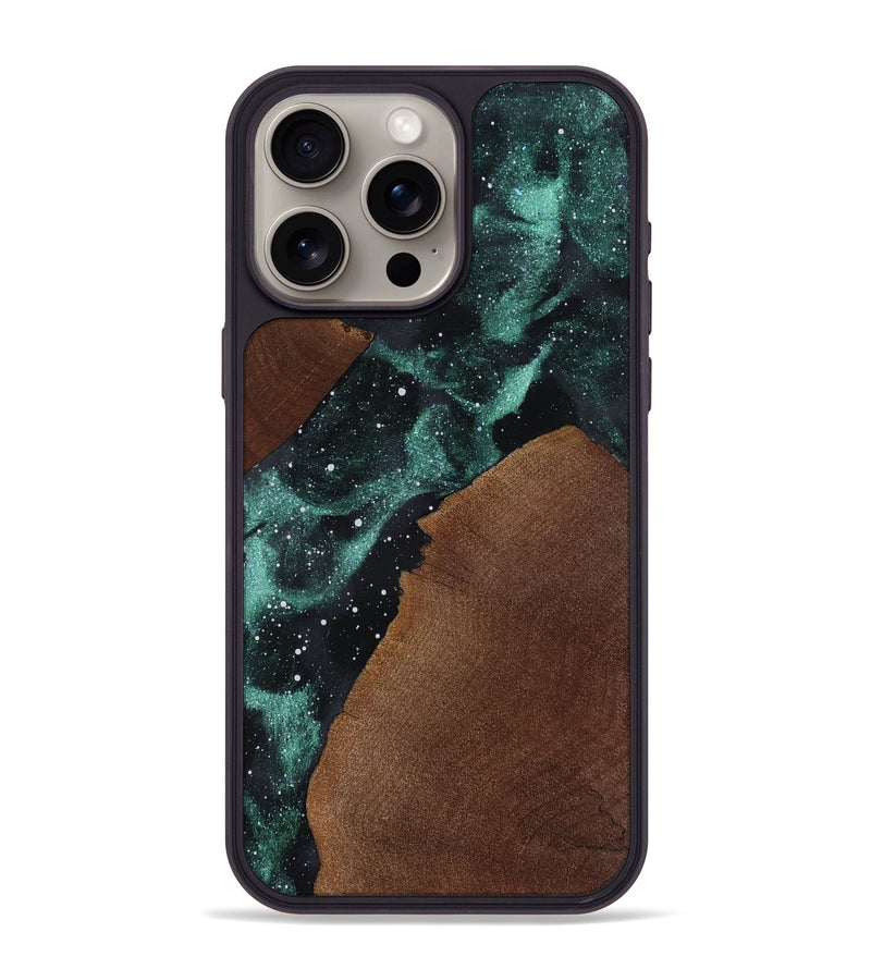 iPhone 15 Pro Max Wood Phone Case - Clover (Cosmos, 819115)