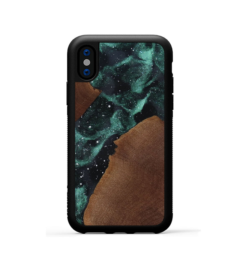 iPhone Xs Wood Phone Case - Clover (Cosmos, 819115)
