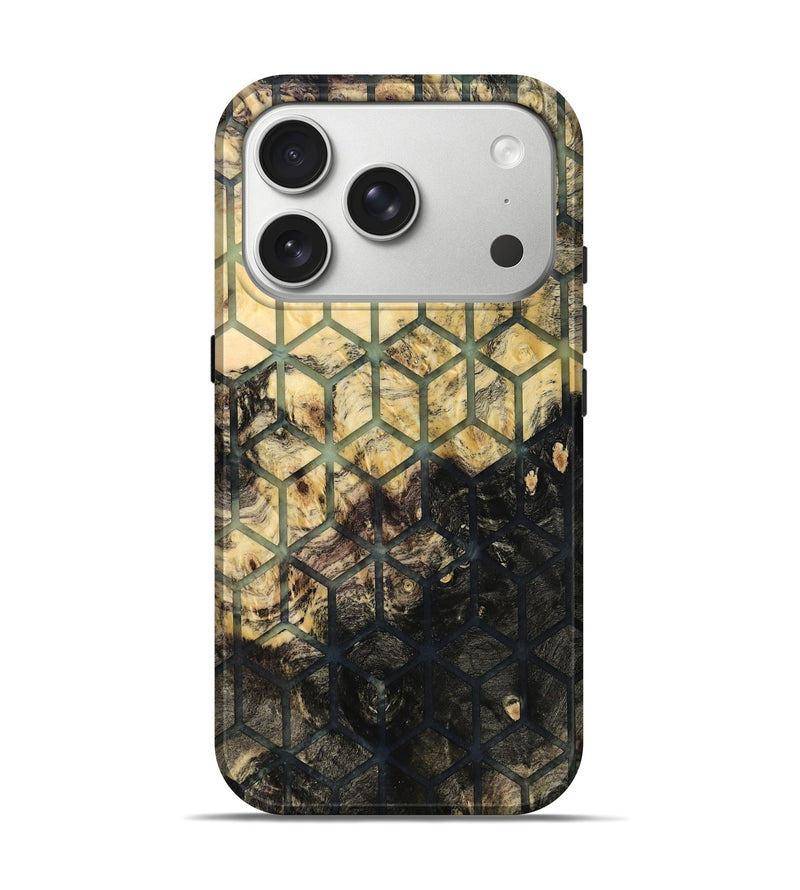 iPhone 17 Pro Wood Live Edge Phone Case - Janessa (Pattern, 819124)