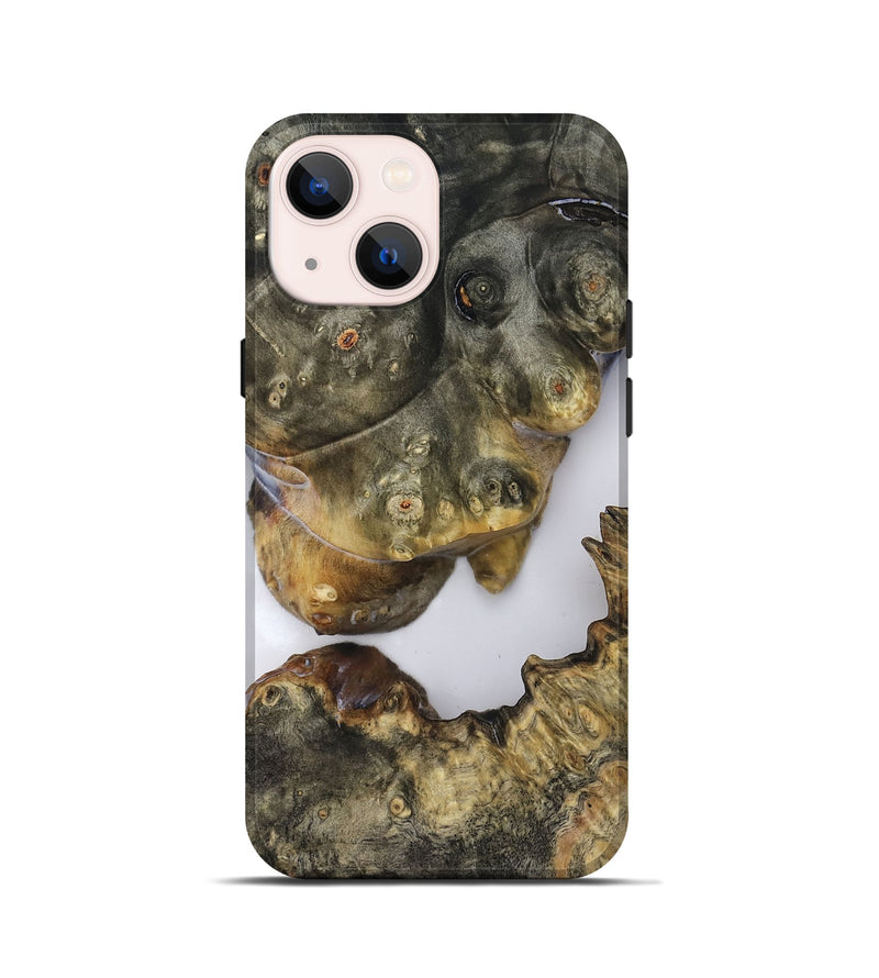 iPhone 13 mini Wood Live Edge Phone Case - Jesiah (Clear, 819125)