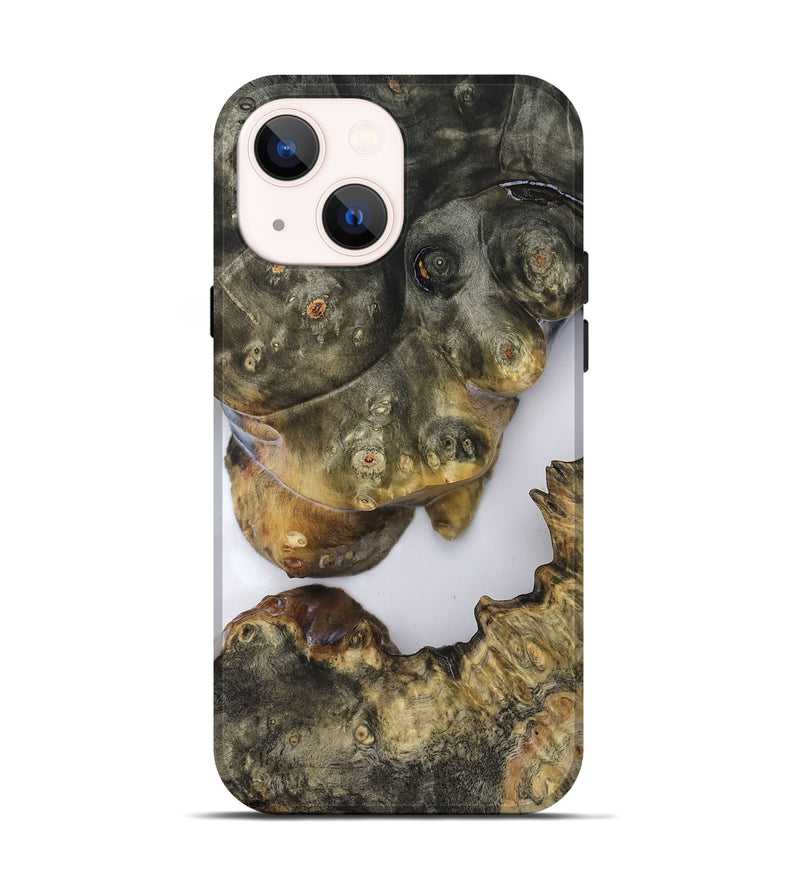 iPhone 14 Wood Live Edge Phone Case - Jesiah (Clear, 819125)