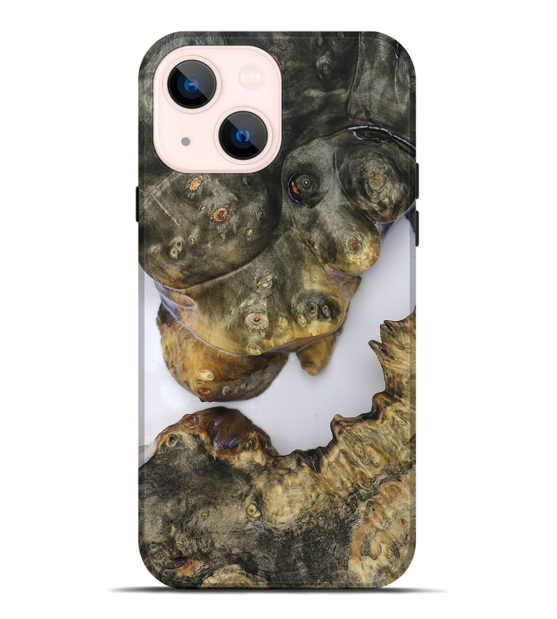 iPhone 14 Plus Wood Live Edge Phone Case - Jesiah (Clear, 819125)