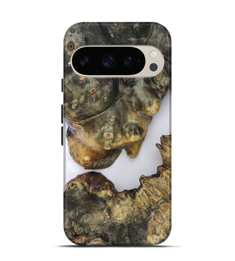 Pixel 10 Pro Wood Live Edge Phone Case - Jesiah (Clear, 819125)
