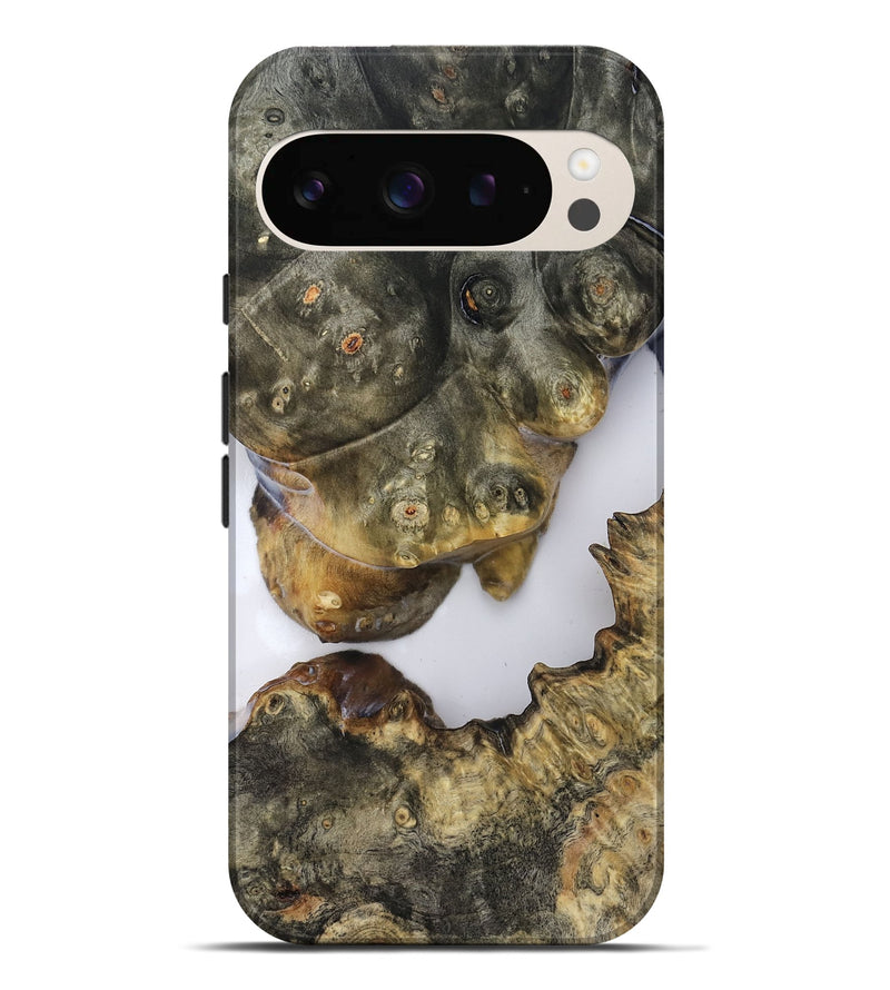 Pixel 9 Pro XL Wood Live Edge Phone Case - Jesiah (Clear, 819125)