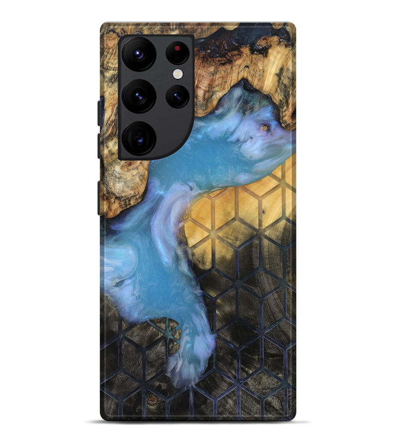 Galaxy S22 Ultra Wood Live Edge Phone Case - Manuel (Pattern, 819129)
