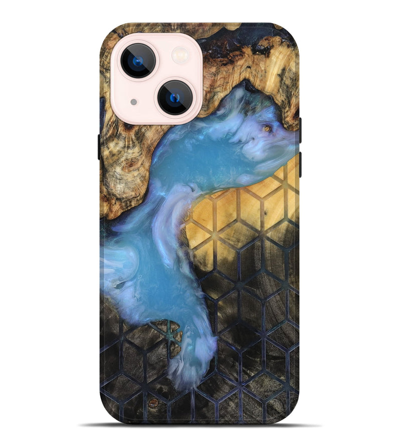 iPhone 14 Plus Wood Live Edge Phone Case - Manuel (Pattern, 819129)