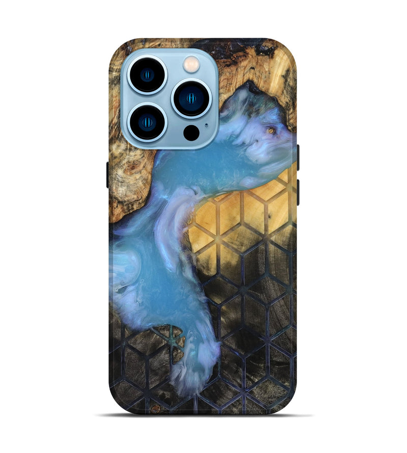 iPhone 14 Pro Wood Live Edge Phone Case - Manuel (Pattern, 819129)