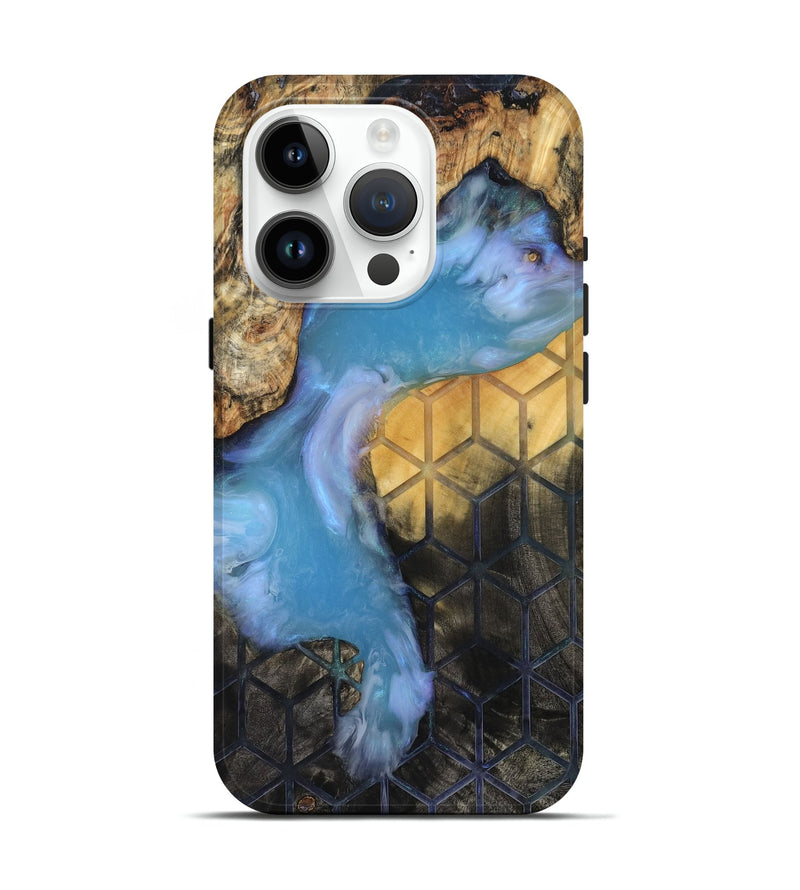 iPhone 15 Pro Wood Live Edge Phone Case - Manuel (Pattern, 819129)