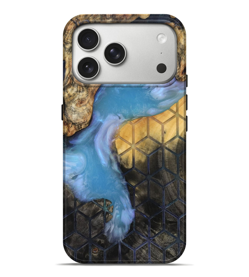 iPhone 17 Pro Max Wood Live Edge Phone Case - Manuel (Pattern, 819129)