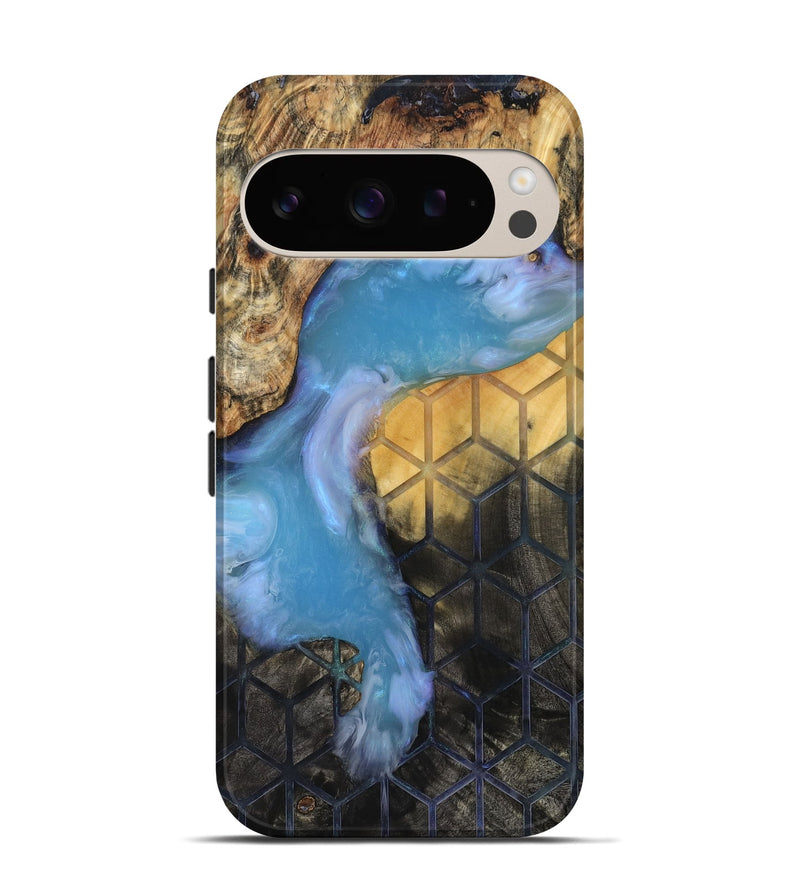 Pixel 9 Wood Live Edge Phone Case - Manuel (Pattern, 819129)