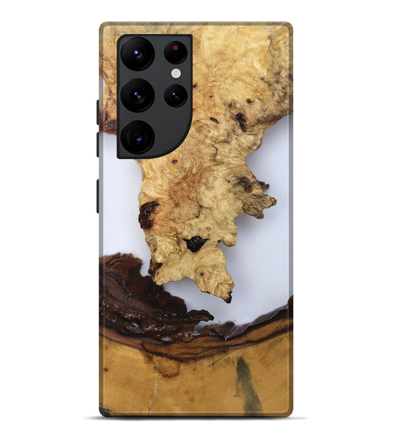 Galaxy S22 Ultra Wood Live Edge Phone Case - Renata (Clear, 819131)
