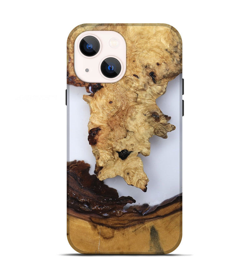 iPhone 13 Wood Live Edge Phone Case - Renata (Clear, 819131)